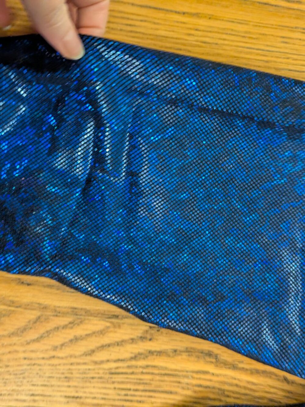 Blackmilk Clothing Shattered Sapphire Leggings M - Picture 2 of 8